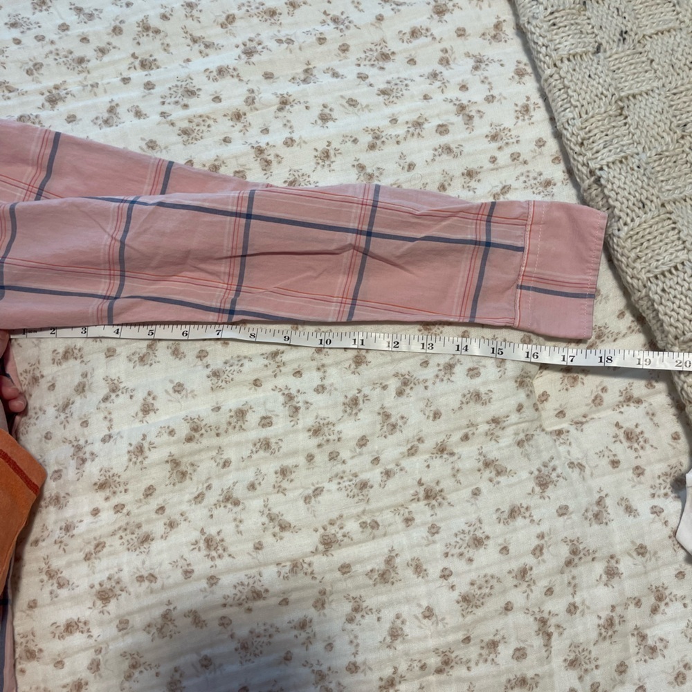 Old Navy Pink and Blue Plaid Shirt - Picture 7 of 7